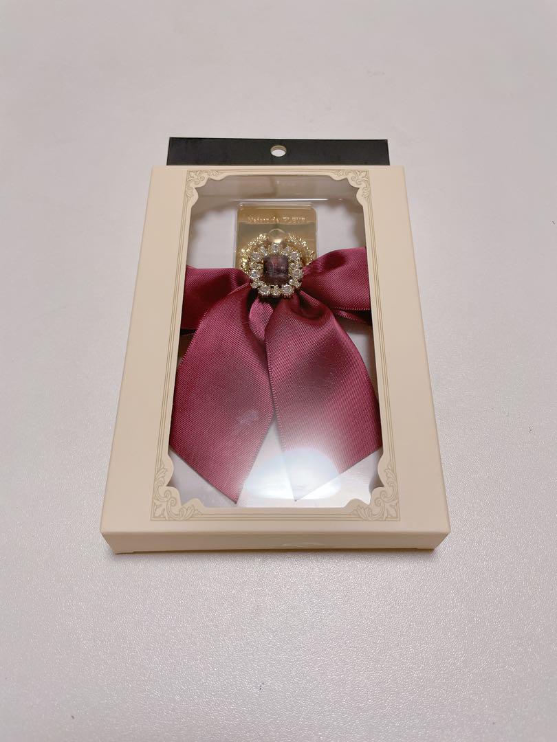 メゾンドフルール リボン ビジュースマホリング 完売品 新品未開封