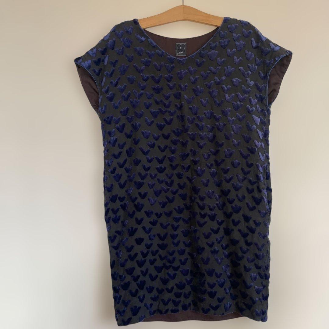 minä perhonen bird garden 半袖ワンピース