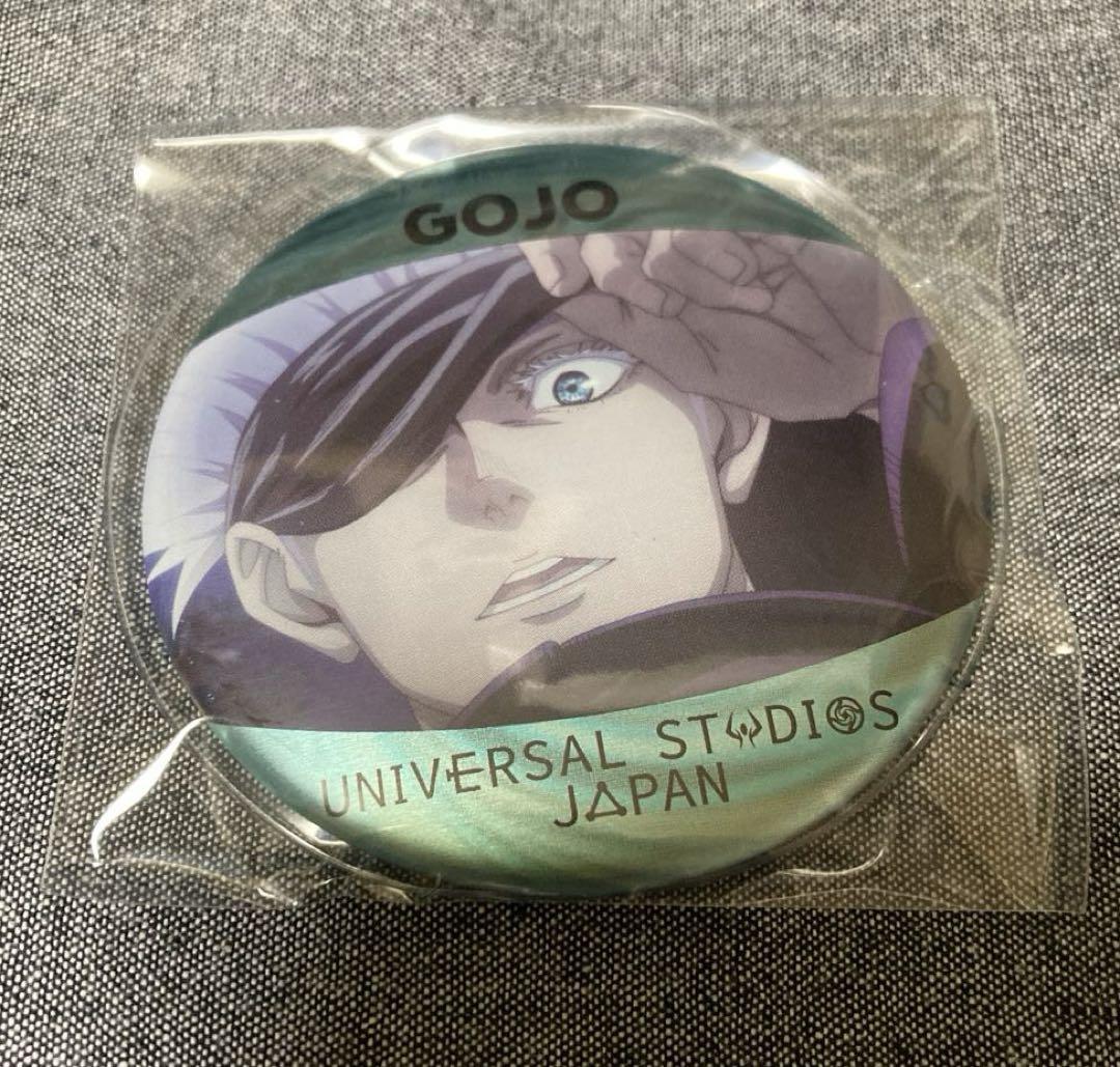 最高の 呪術廻戦 USJ ユニバ 缶バッジ五条悟 - メルカリ ピンズ・ピンバッジ・缶バッジ