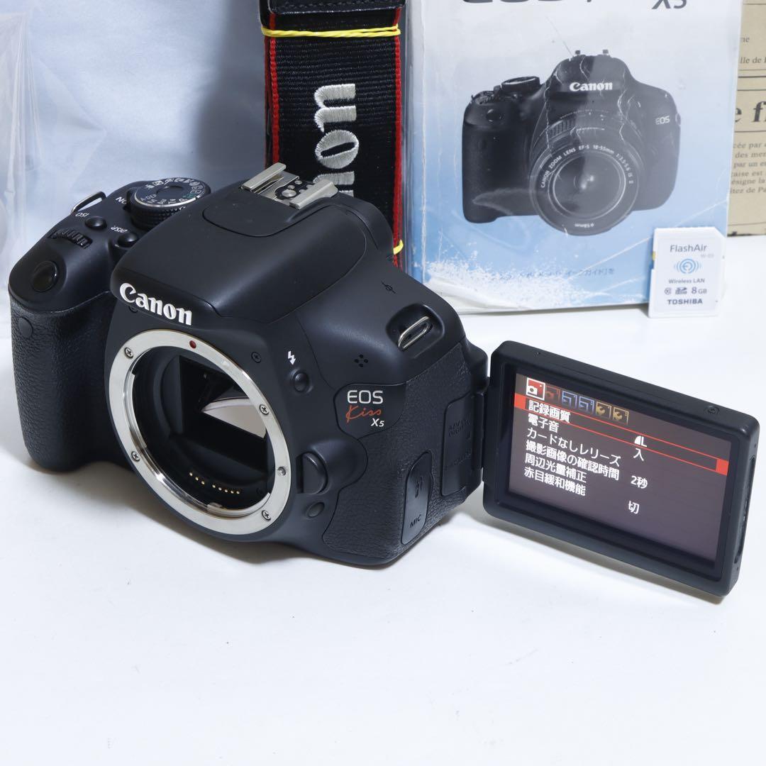 ★自撮り&動画&WiFi&超高機能機&望遠★キャノン EOS KissX5セット ☆自撮り&動画&WiFi&超高機能機&望遠☆キャノン EOS KissX5