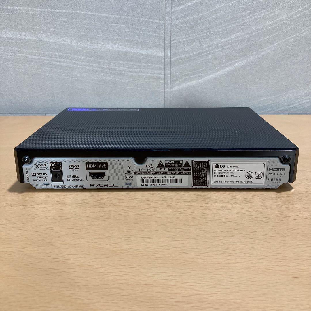 LGエレクトロニクス ブルーレイプレイヤー BP250 DVD i8