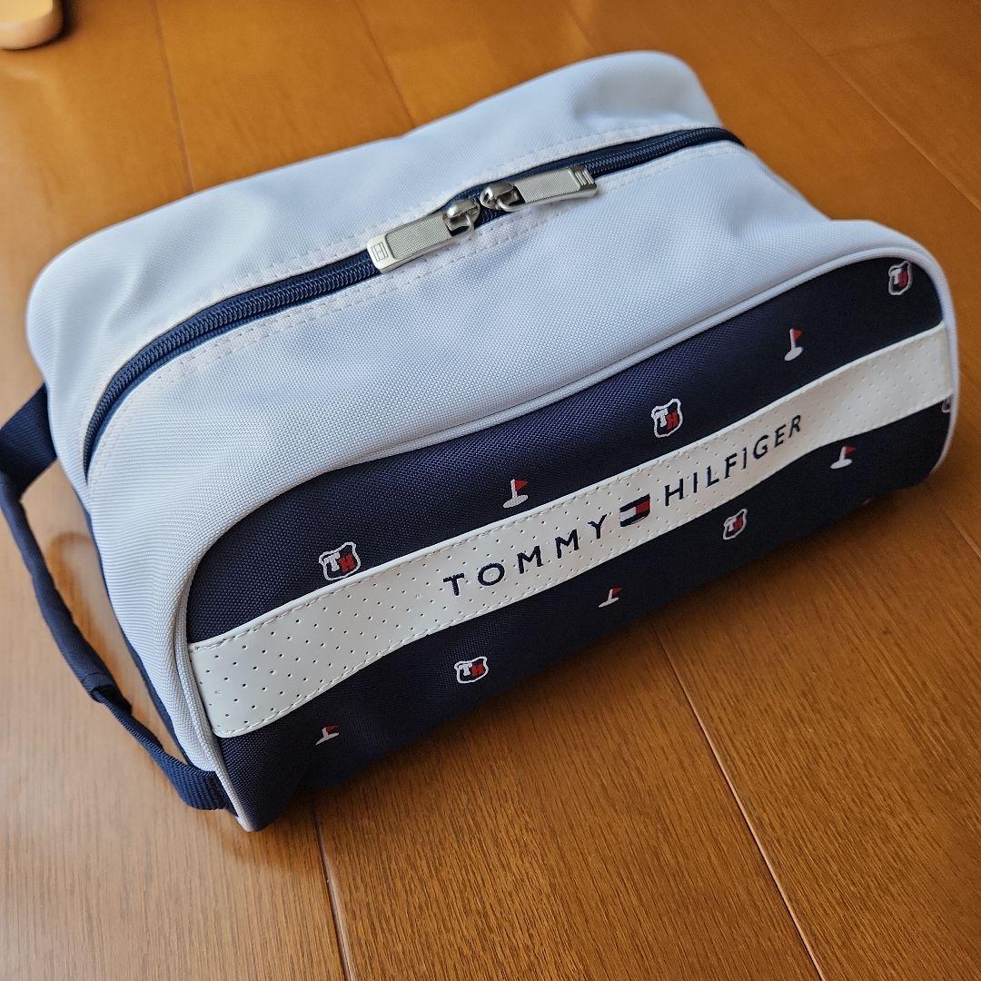 【美品】TOMMY HILFIGER ゴルフシューズバッグ