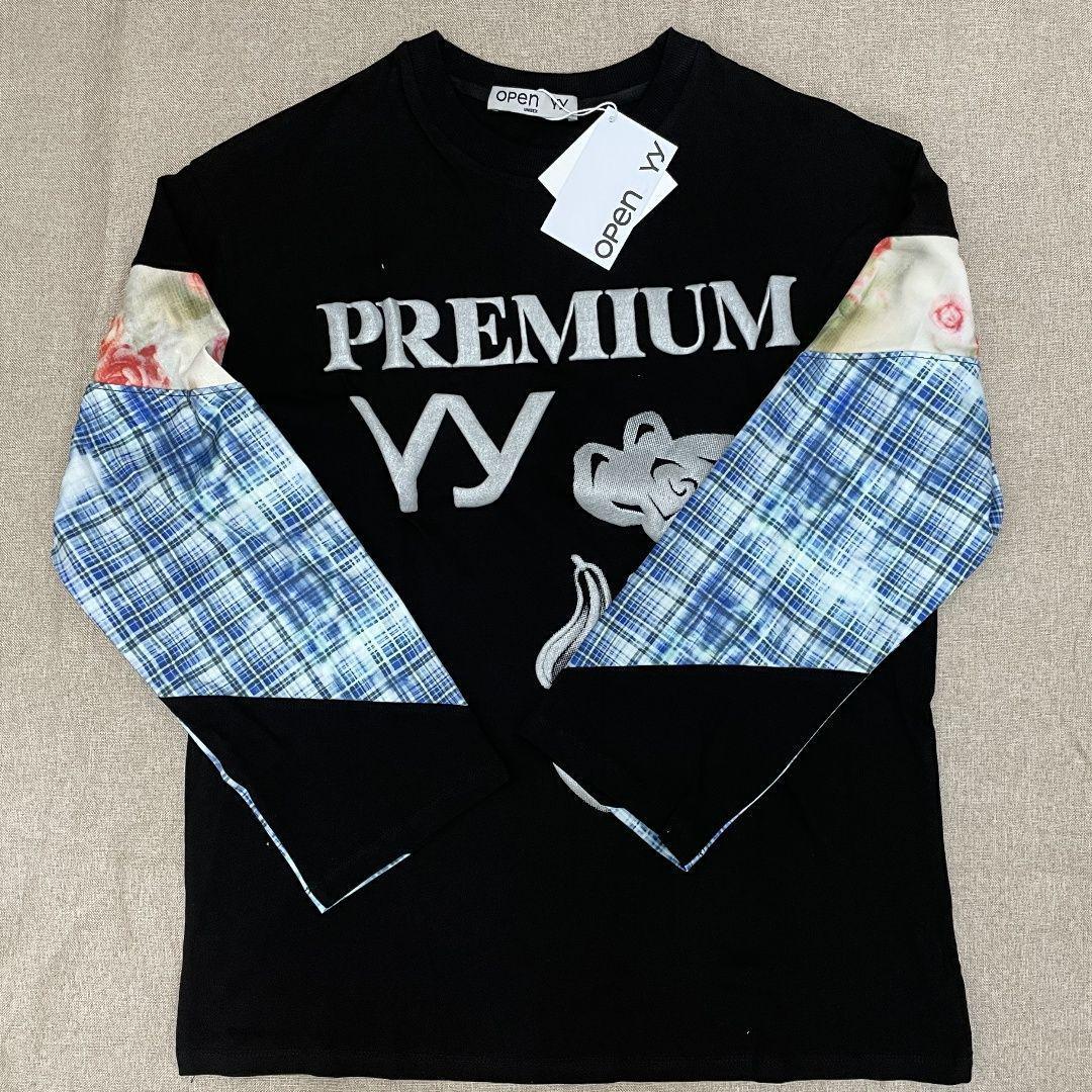 OPEN YY COLLAGE LONG-SLEEVE TEE S/M