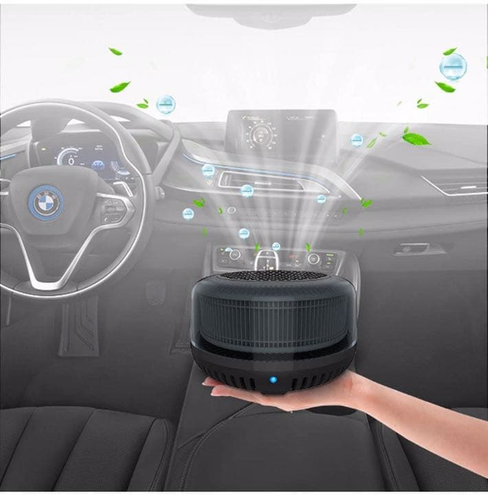 正規通販 空気清浄機マイナスイオン2重清浄ホコリ集塵タバコやニオイ Pm2 5対策 低騒音 車内アクセサリー Getvolt Dk