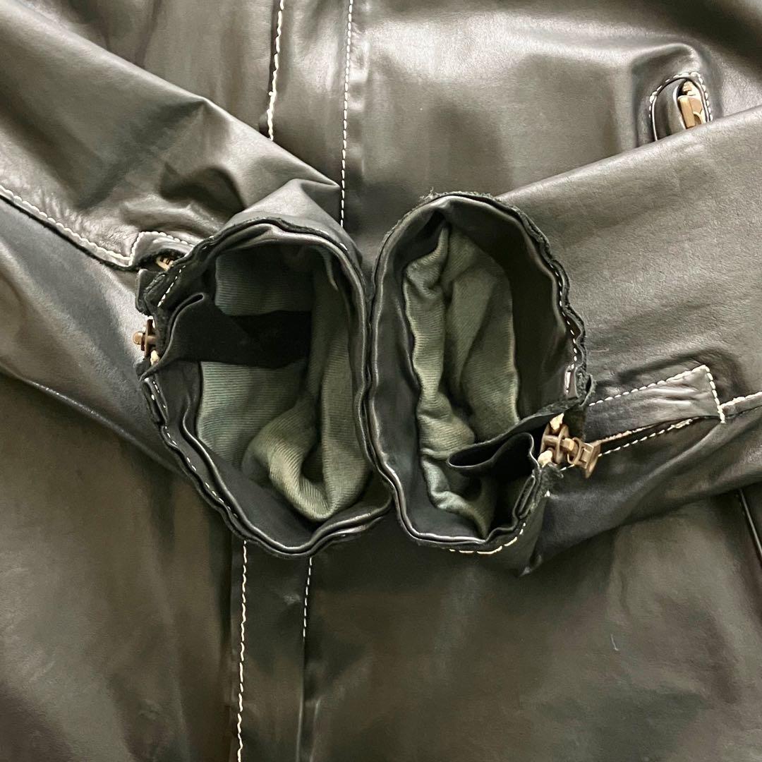 【美品】sisii シシ レザー シングル ライダースジャケット Ｍ