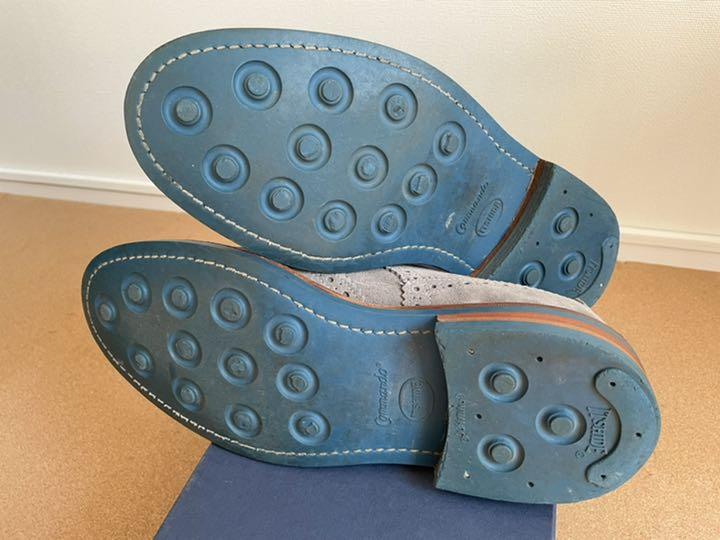 スウェード 美品 1 2 レザーソール別注モデル xdYyj-m23322395244 トリッカーズ Tricker’s サイズ7 ℜゆうパック