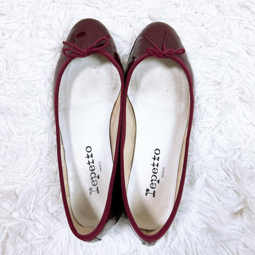 ●repetto バレエシューズ サンドリオン パテント 牛革  VX086V