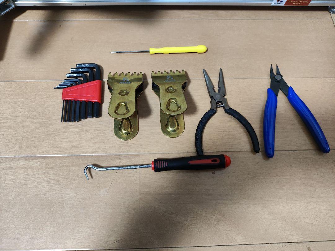 ストリングマシン　バドミントン　ガット張り機