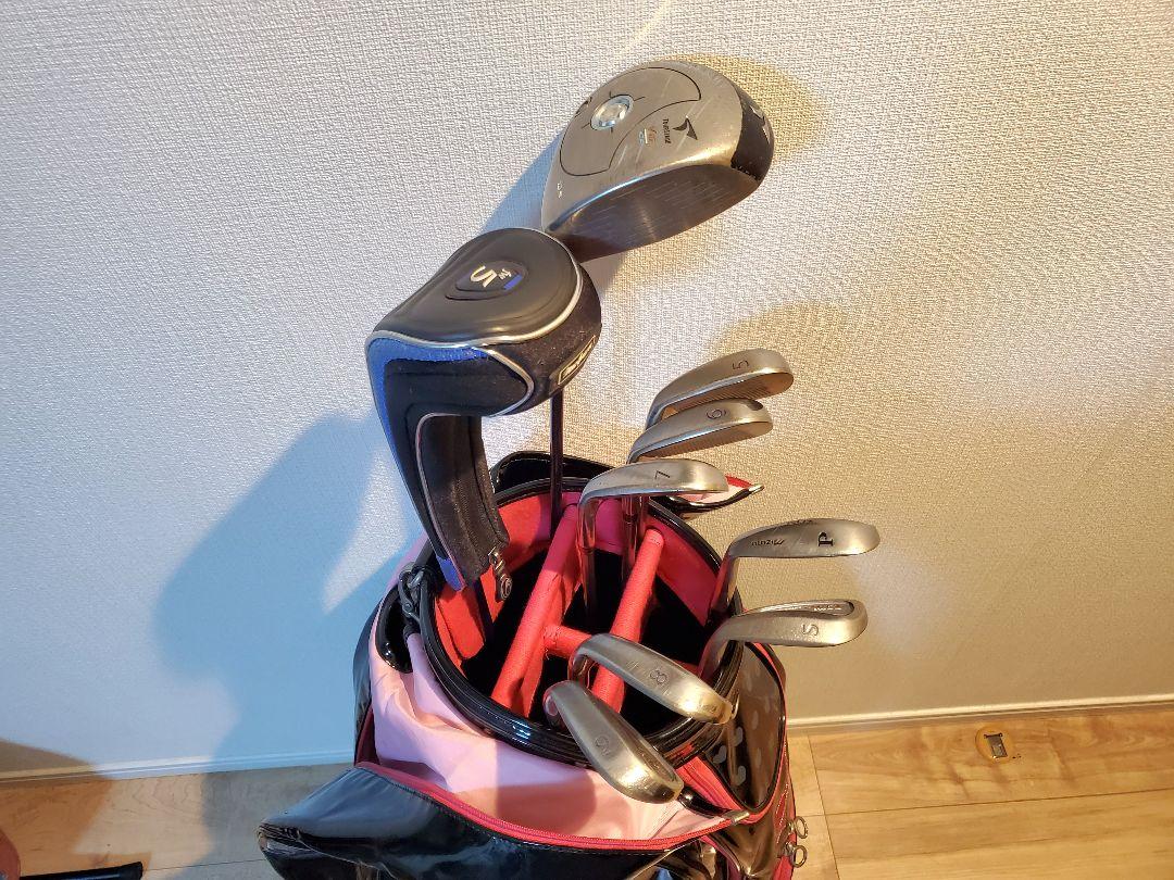 【ゴルフデビュー】 WILSON ゴルフクラブセット レディース 可愛く飛ばせる