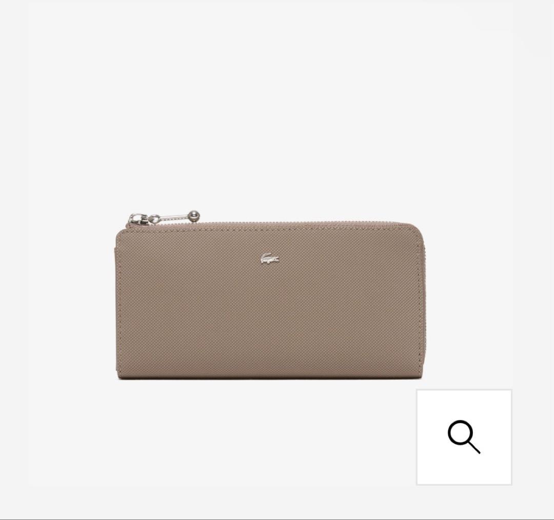 ぬ*か様 Lacoste ベージュ 長財布