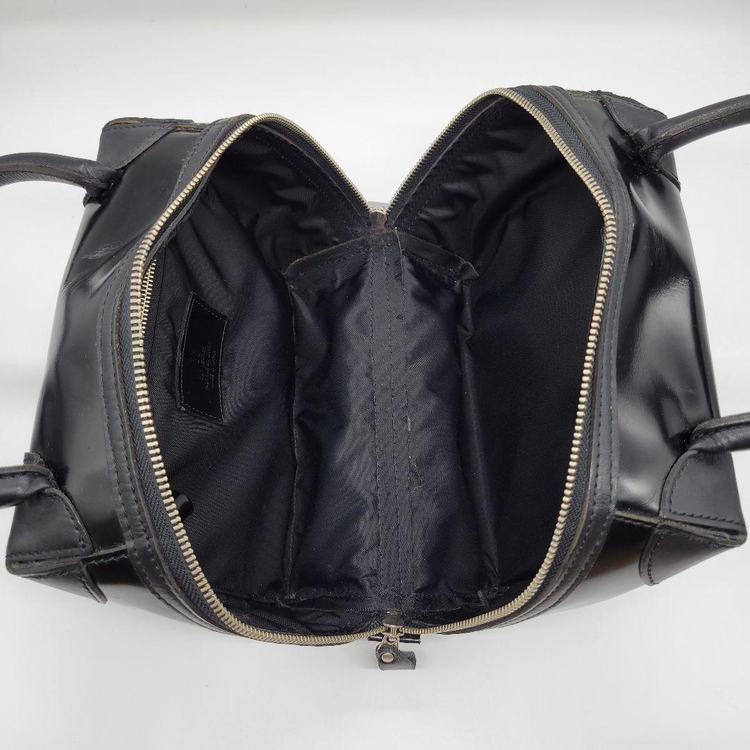 美品✨️ Y's ワイズ ハンドバッグ 鞄 レザー ブラック ボックス型 日本製
