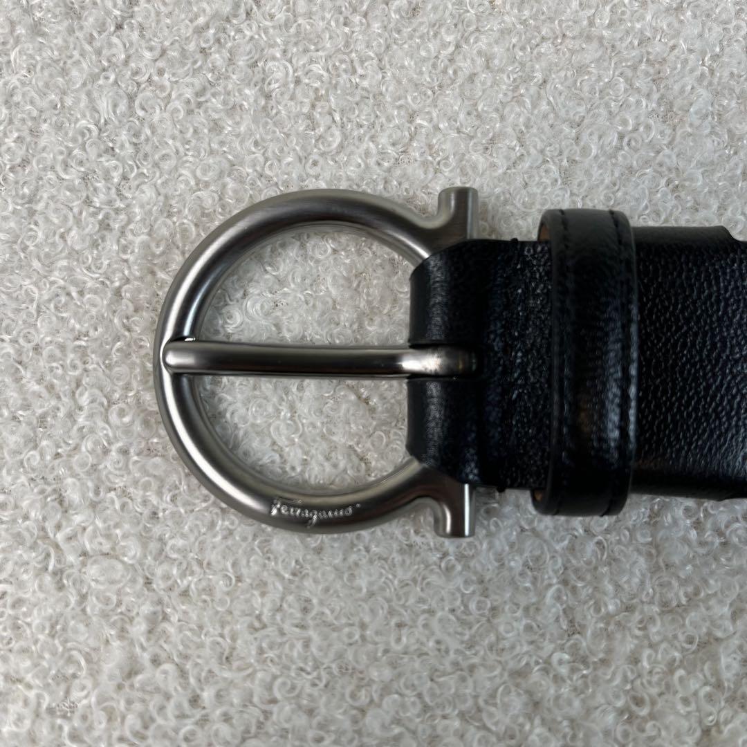 未使用級　Salvatore Ferragamo　ベルト　ガンチーニ　レザー
