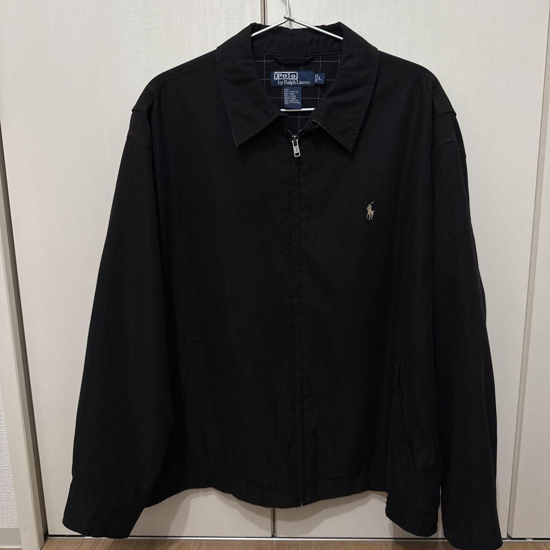 Polo by Ralph Lauren ブラックナイロンジャケット Polo by Ralph Lauren ブラックナイロンジャケット