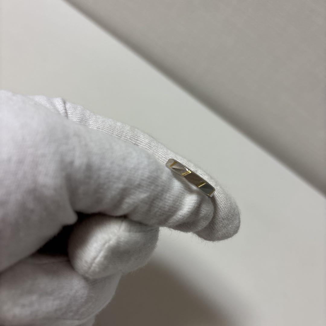K18 Pt900　コンビ　リング　指