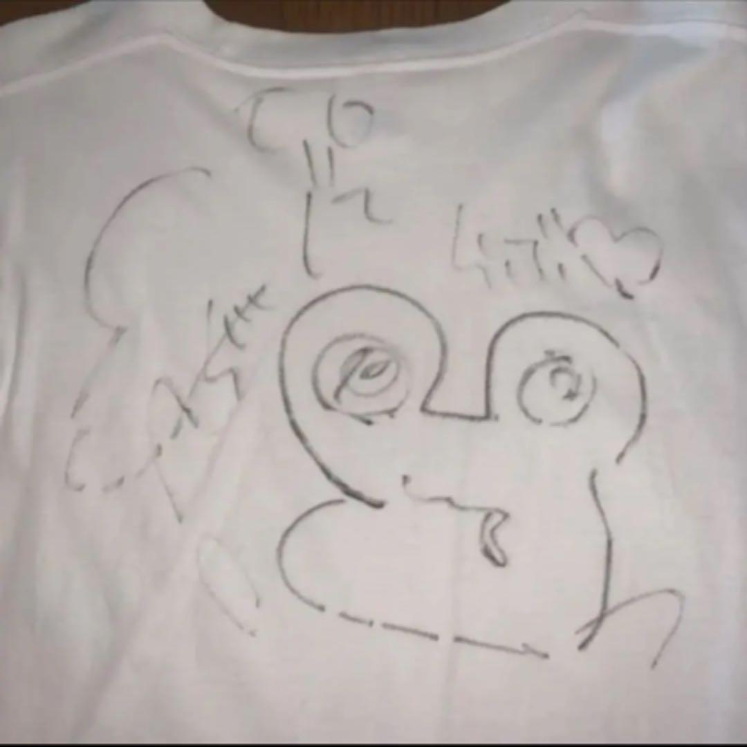 メルカリ ましろ サイン イラスト入り ぜんぶ君のせいだ ちぬくまtシャツ L ホワイト アイドル 2 960 中古や未使用のフリマ