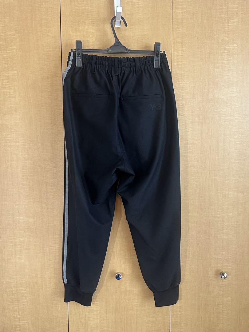 Y-3 スウェットパンツ 黒 ストライプ