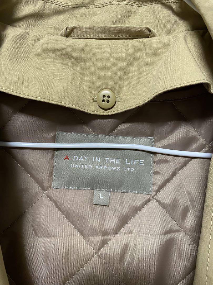 A DAY IN THE LIFE ステンカラーコート Lサイズ ベージュ