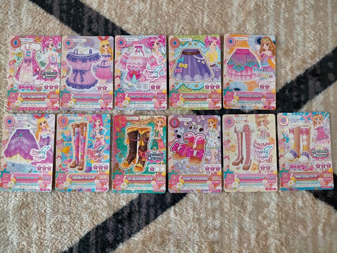 海外ブランドアウトレット通 アイカツカードキュート11枚 - メルカリ ゲームセンター・ゲームカード