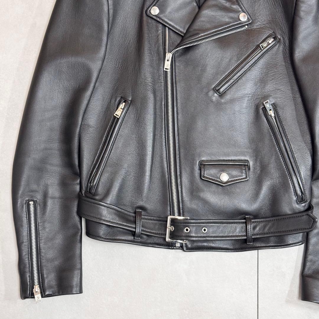 未使用級✨ジョンローレンスサリバン　現行　ダブルライダース　レザー　44