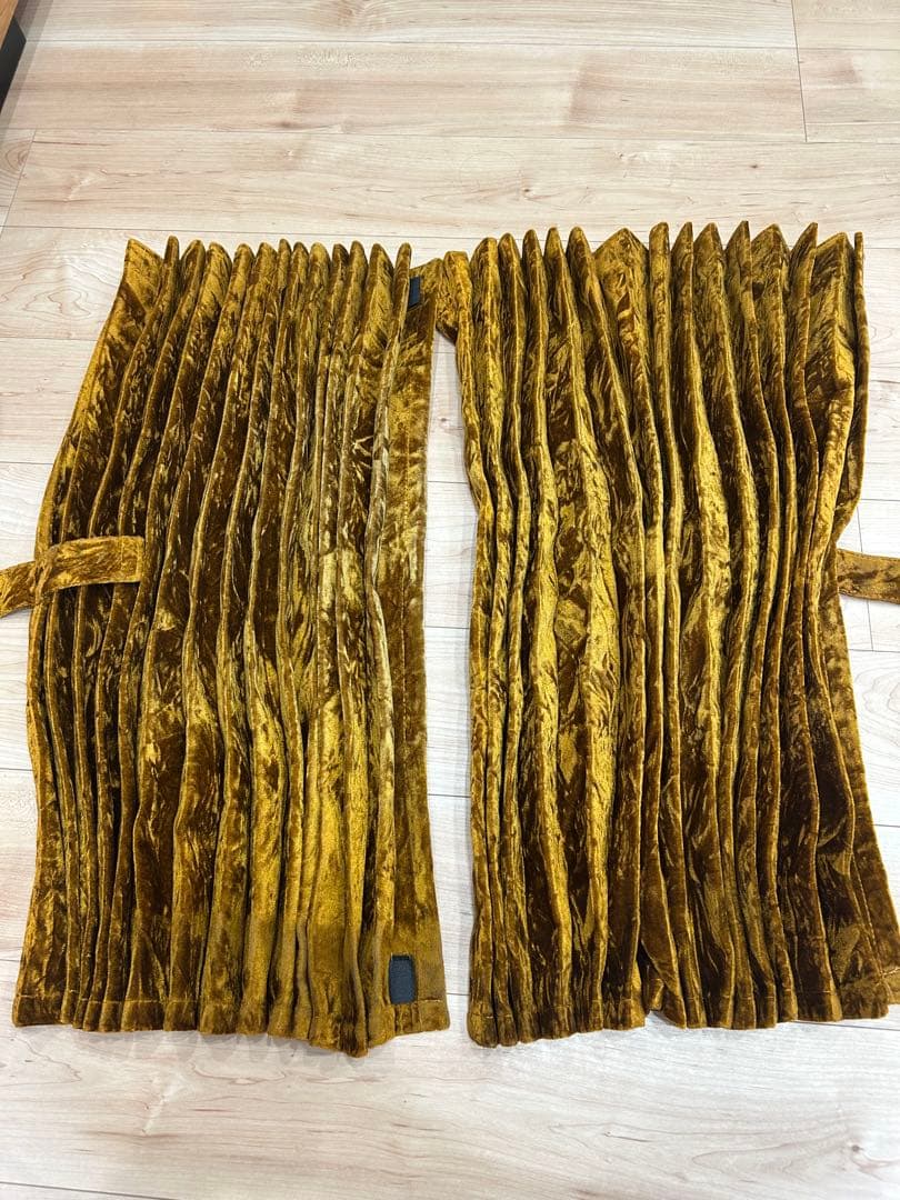金華山 仮眠カーテン チンチラ ゴールド 2枚セット トラック