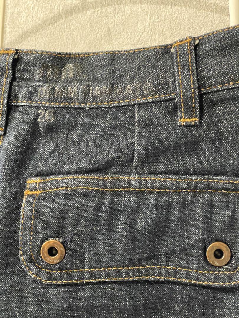 miumiu ミュウミュウ　デニムキュロットパンツ　極美品