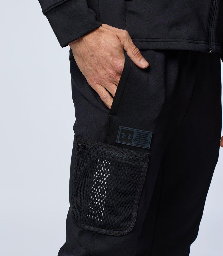 Under Armour 黒 ジャージパンツ タグ付き