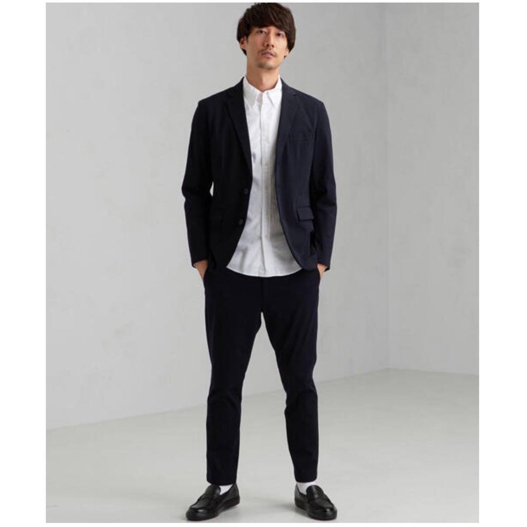 グリーンレーベルリラクシング フリーリッチ セットアップ ネイビー LL・green label relaxing