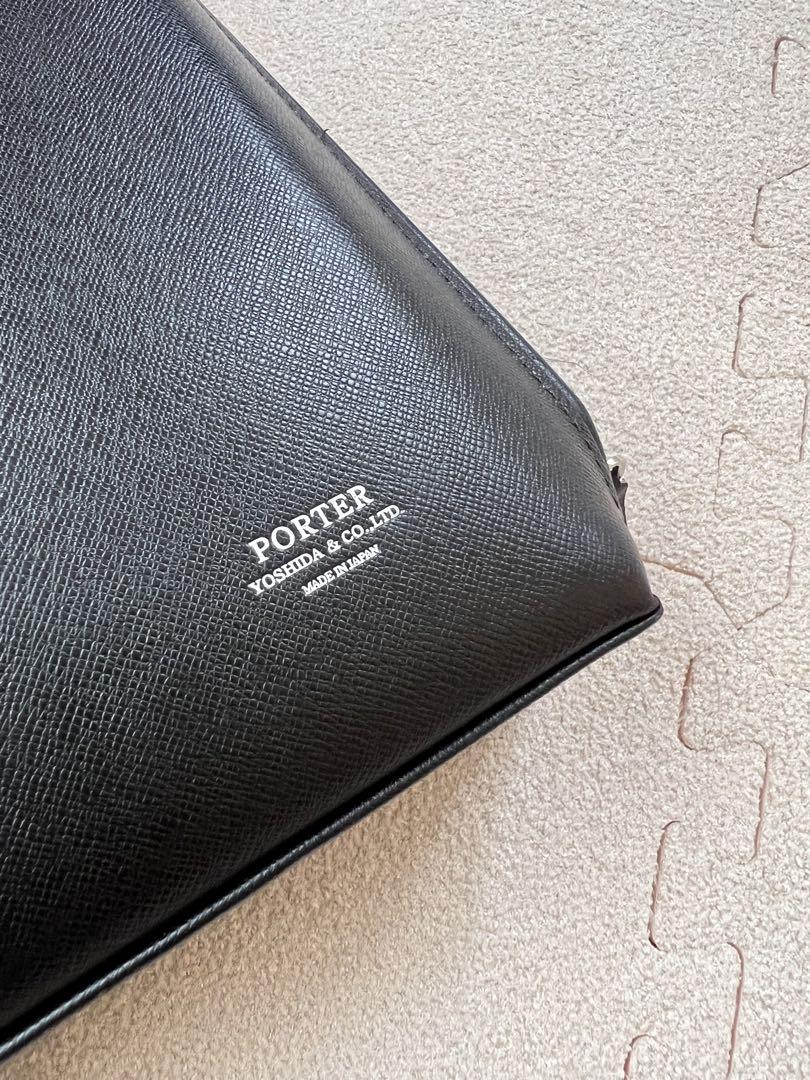 【美品】正規品　PORTERポーター　メンズビジネスバッグ A4◎ 本革
