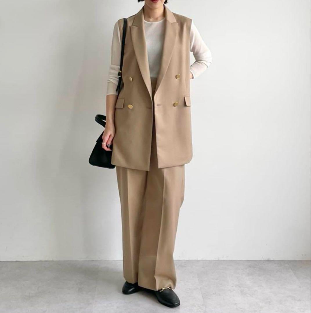 【美品】グリーンレーベルリラクシング　ジレ
