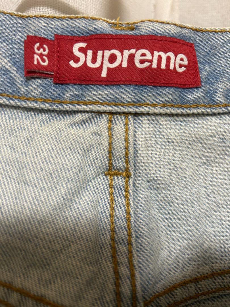 supreme baggy jean Light Washed Indigo 画像3