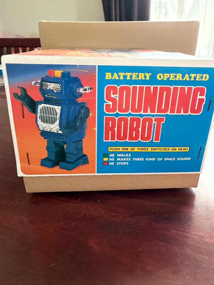 SOUNDING ROBOT 日本製 SHマークビンテージ 電動ロボット 箱あり SOUNDING ROBOT 日本製 SHマークビンテージ 電動ロボット 箱あり
