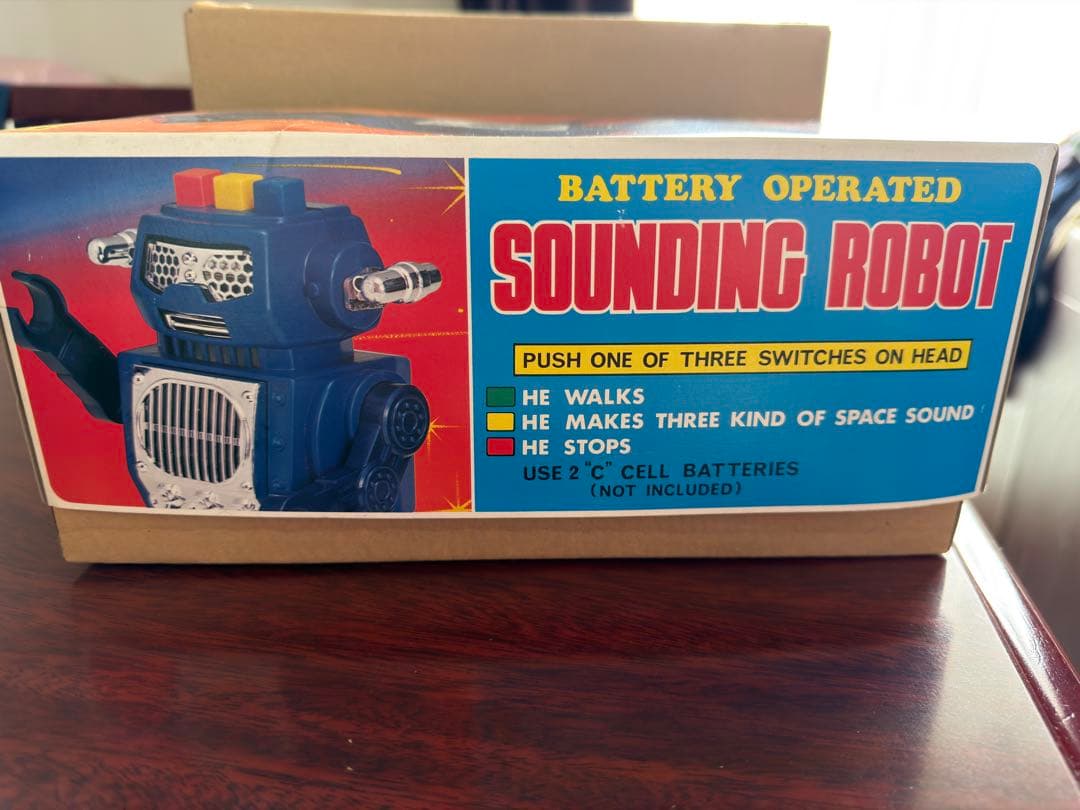 SOUNDING ROBOT 日本製 SHマークビンテージ 電動ロボット 箱あり SOUNDING ROBOT 日本製 SHマークビンテージ 電動ロボット 箱あり