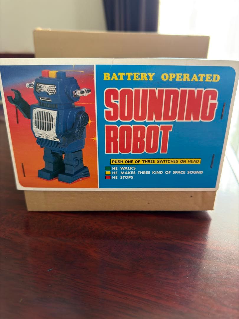 SOUNDING ROBOT 日本製 SHマークビンテージ 電動ロボット 箱あり SOUNDING ROBOT 日本製 SHマークビンテージ 電動ロボット 箱あり