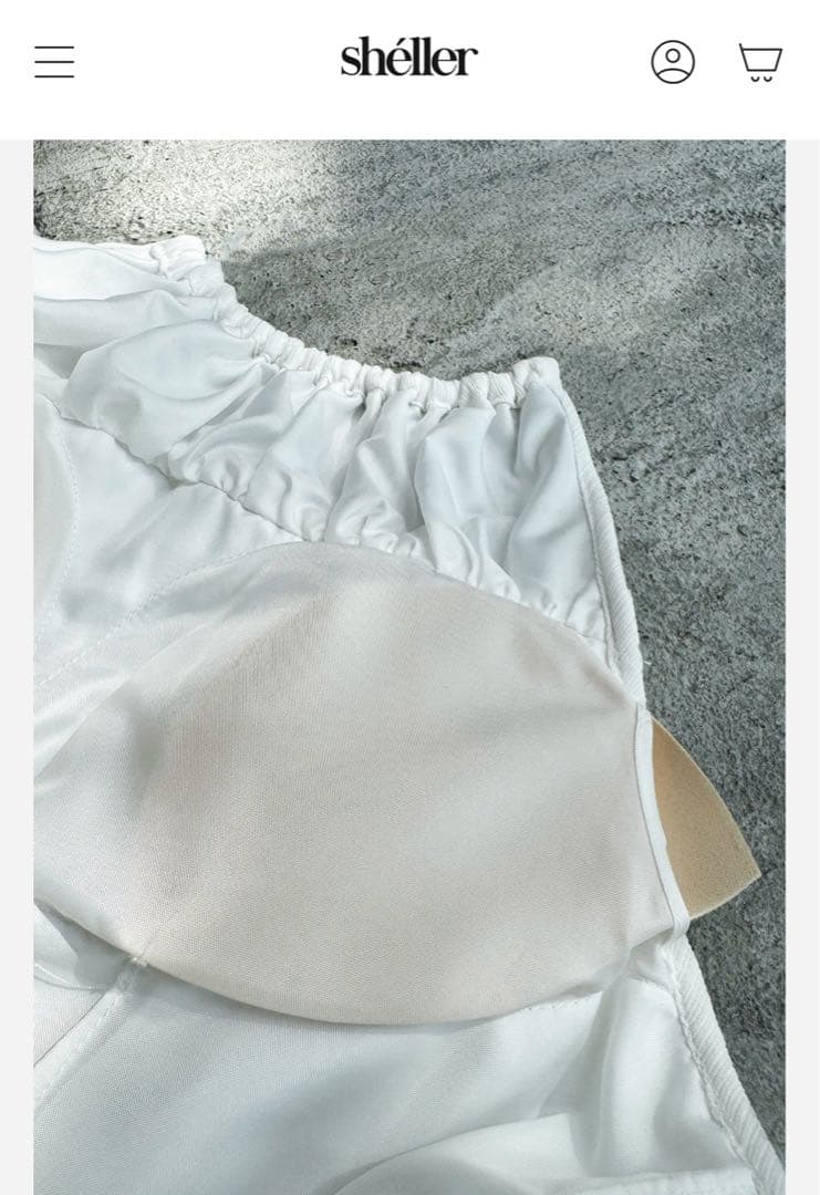 shéller 2way lace stripe long dress