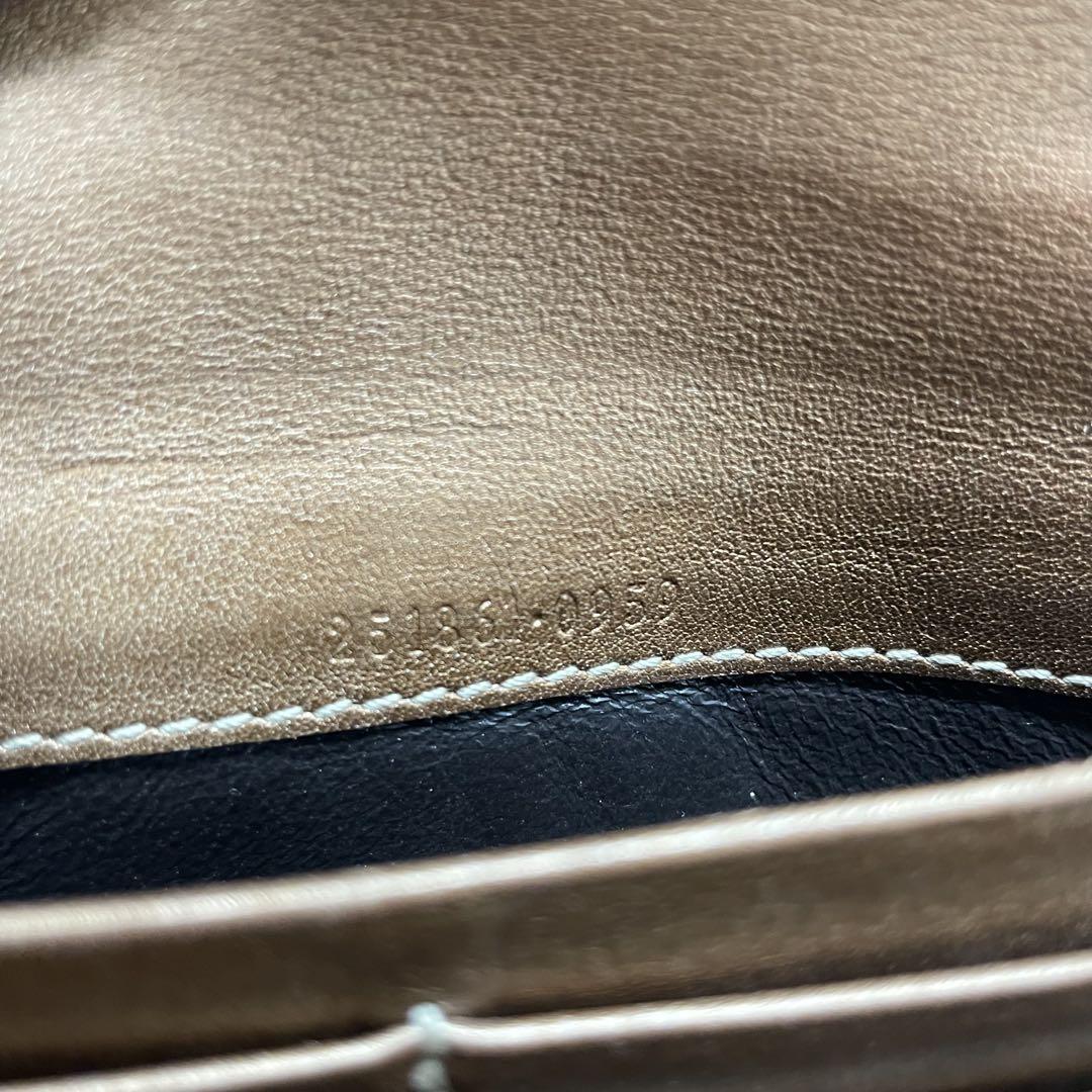 1895 GUCCI グッチ 長財布 シマ ハート ロゴ