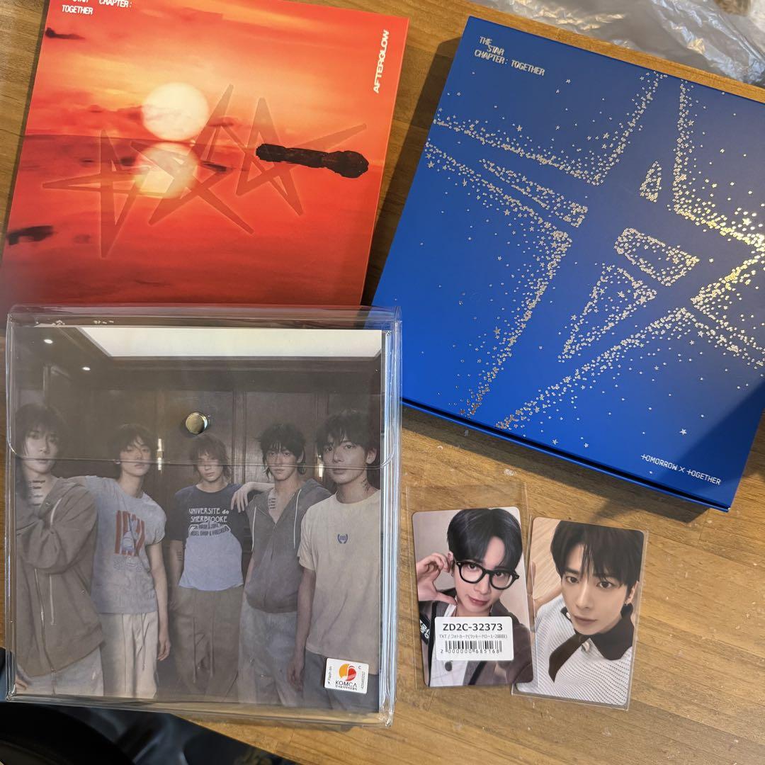 TXT TOGETHER アルバム2形態セット+ Afterglnow➕トレカ - メルカリ