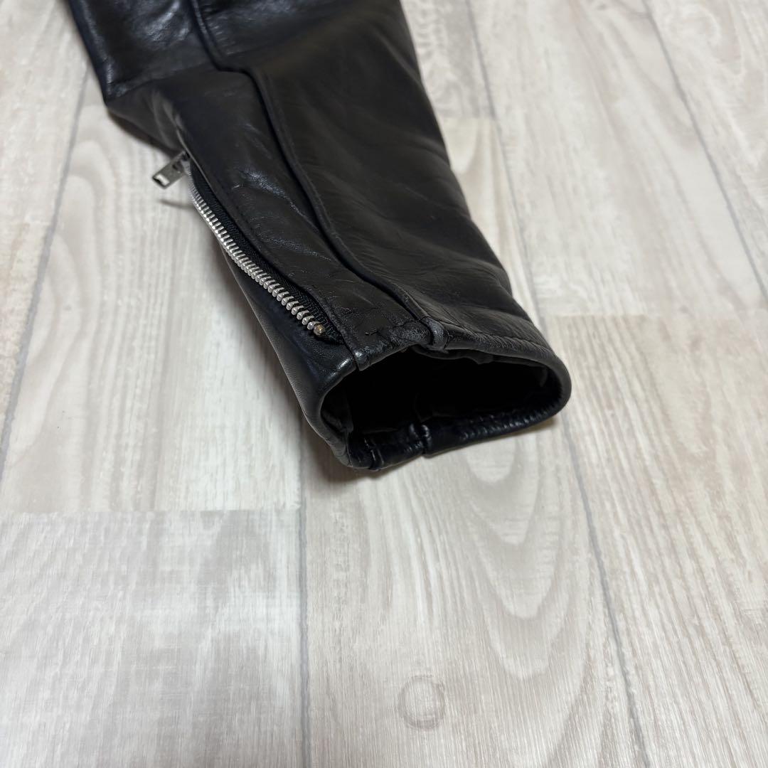 Schott シングルライダースジャケット 641 ボア付き