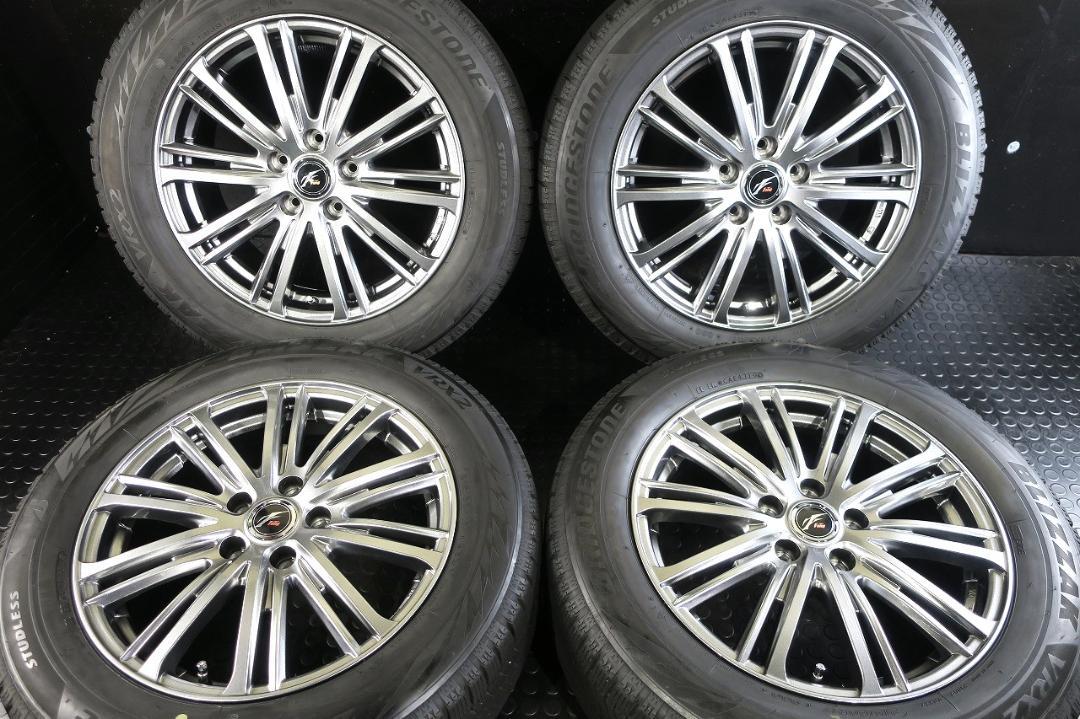 極上8~9分山 ブリヂストン スタッドレス 215/60R17 C-HRヴェゼル