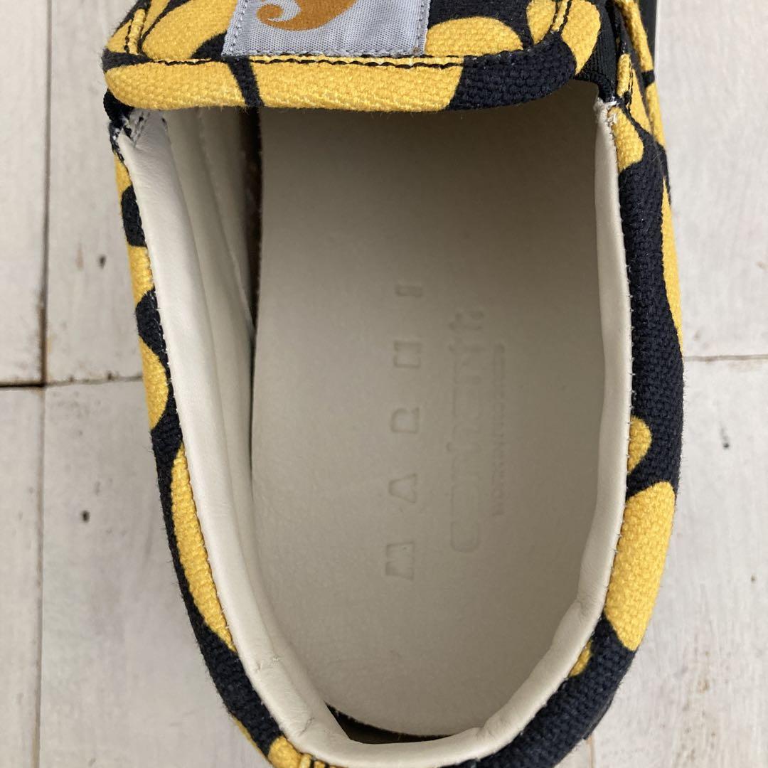 MARNI×Carharttコラボ　スリッポン フラワーモチーフ　サイズ41