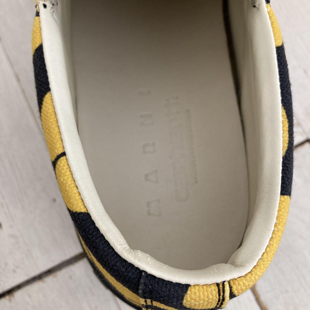 MARNI×Carharttコラボ　スリッポン フラワーモチーフ　サイズ41