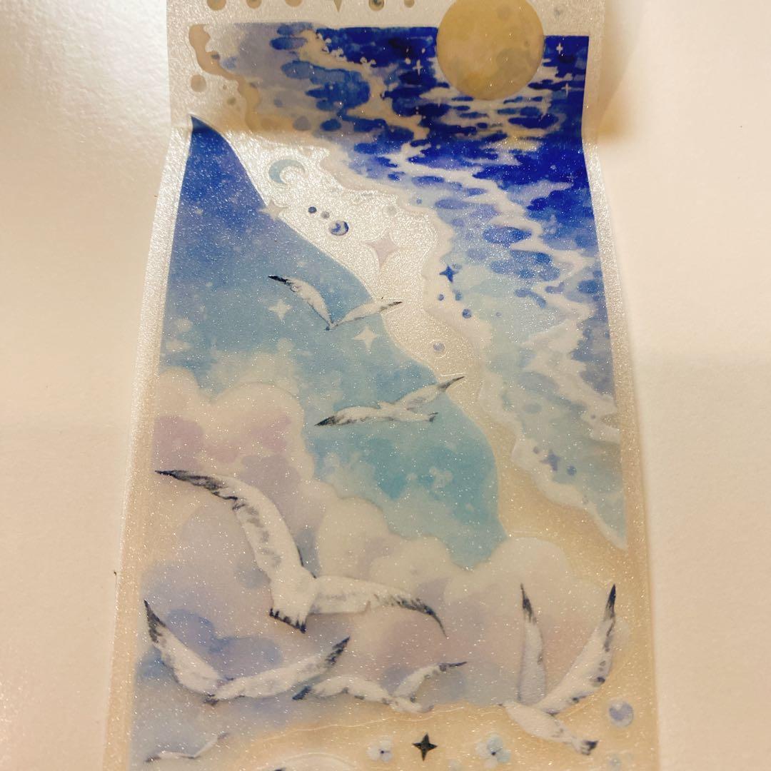 風景マスキングテープ人物マステ新品、♥