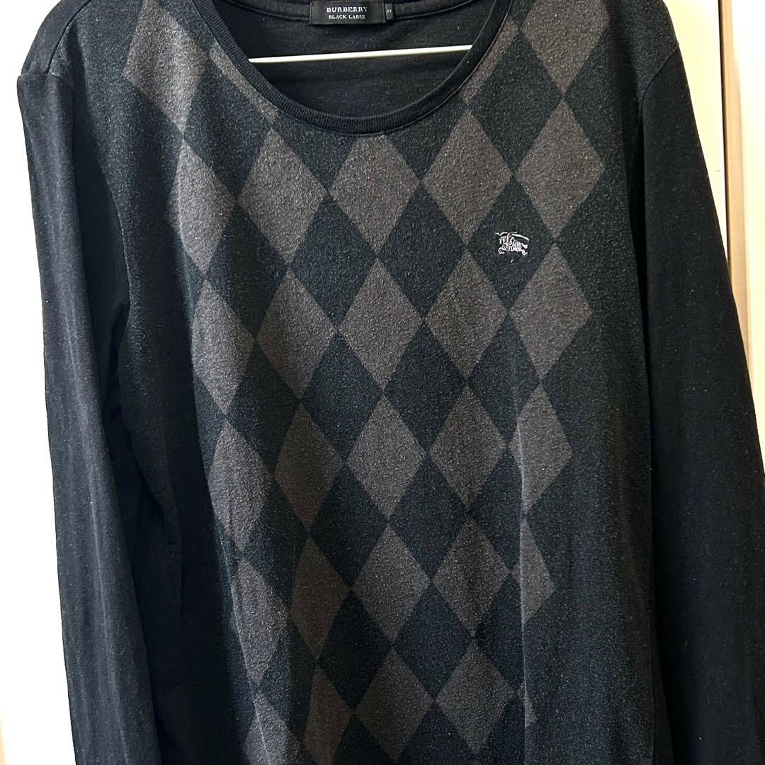 BURBERRY BLACK LABEL 長袖カットソー 綿100%