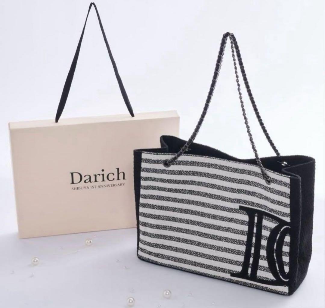 ダーリッチ Darich ノベルティ DDロゴツイードトートバッグ