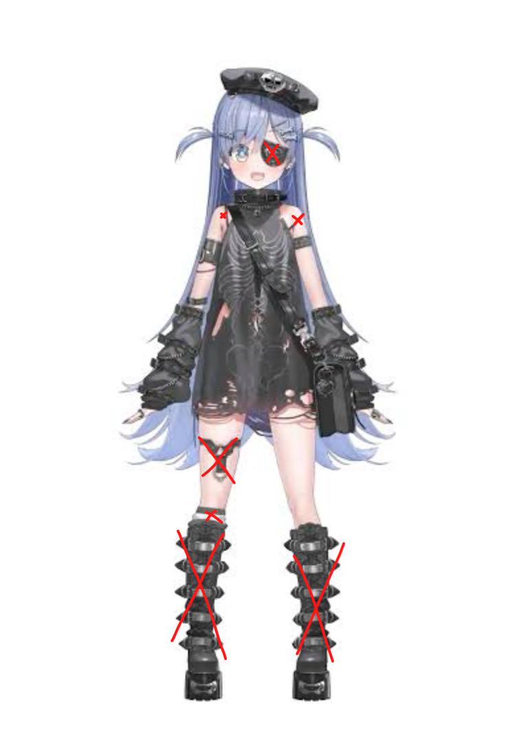 【RYO様】ぶいすぽっ！夜乃くろむ　初期衣装 夜乃 くろむ - ぶいすぽ Wiki*