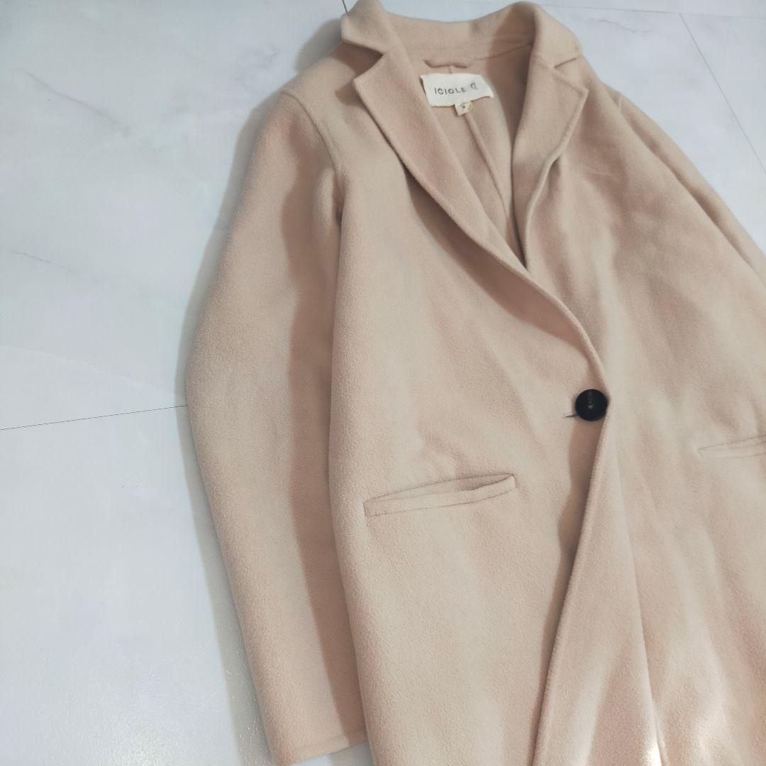 希少✨アイシクル ICICLE ウールカシミヤロングコート 希少✨アイシクル ICICLE ウールカシミヤロングコート