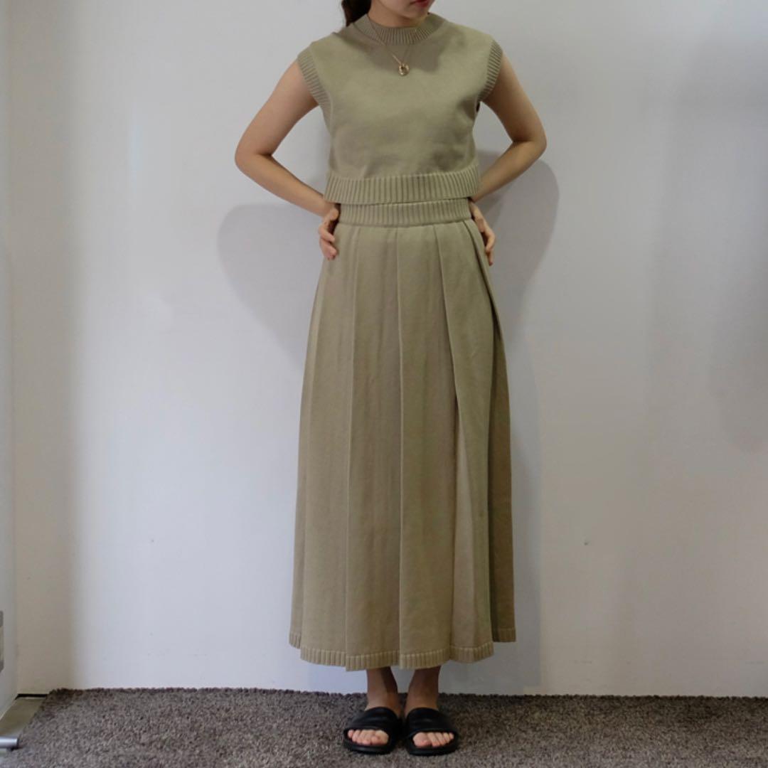 【美品】AURALEE オーラリー レディース ドライコットンニットベスト0