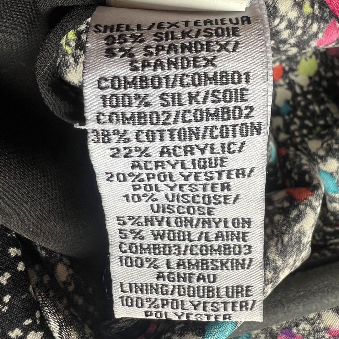 【美品】DIANEvonFURSTENBERG 膝丈ワンピース ブラック 0 S 画像7