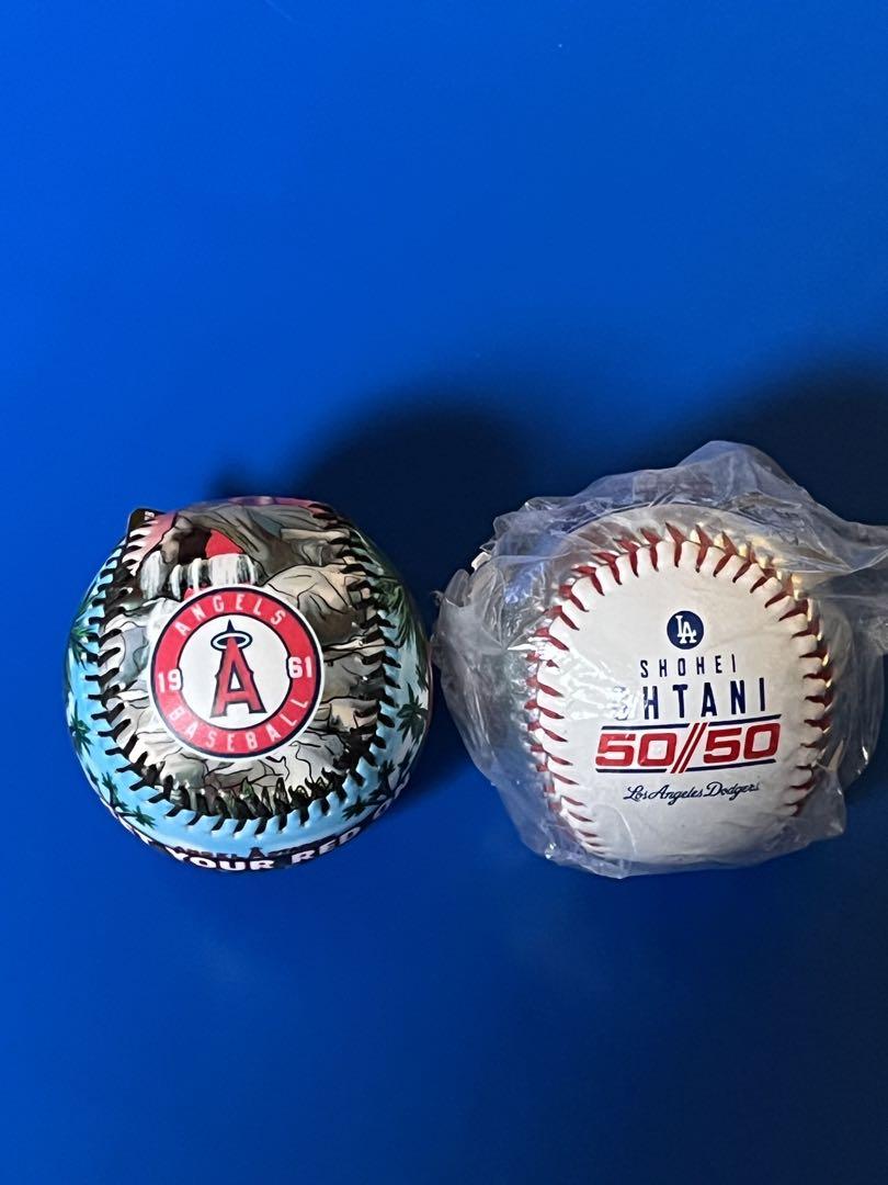 大谷翔平　未開封　ボール2個セット　エンジェルス 大谷翔平記念ボール2コ-メーカー直送便
