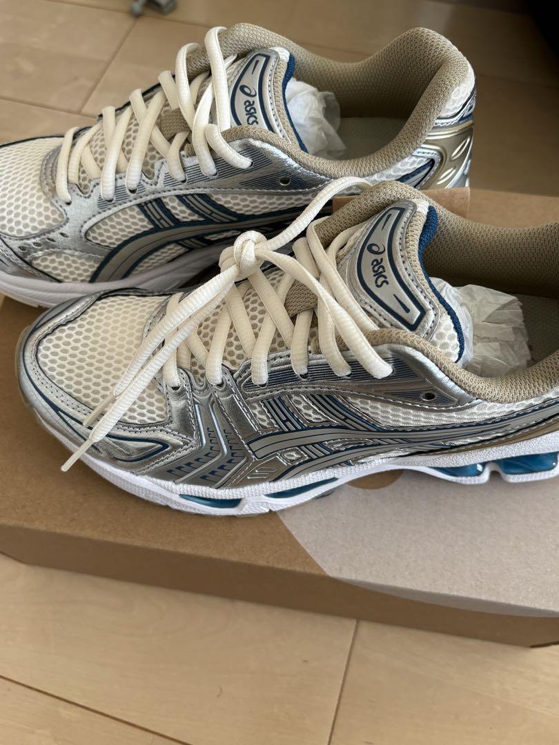靴 gel-kayano 14 cream/pure silver