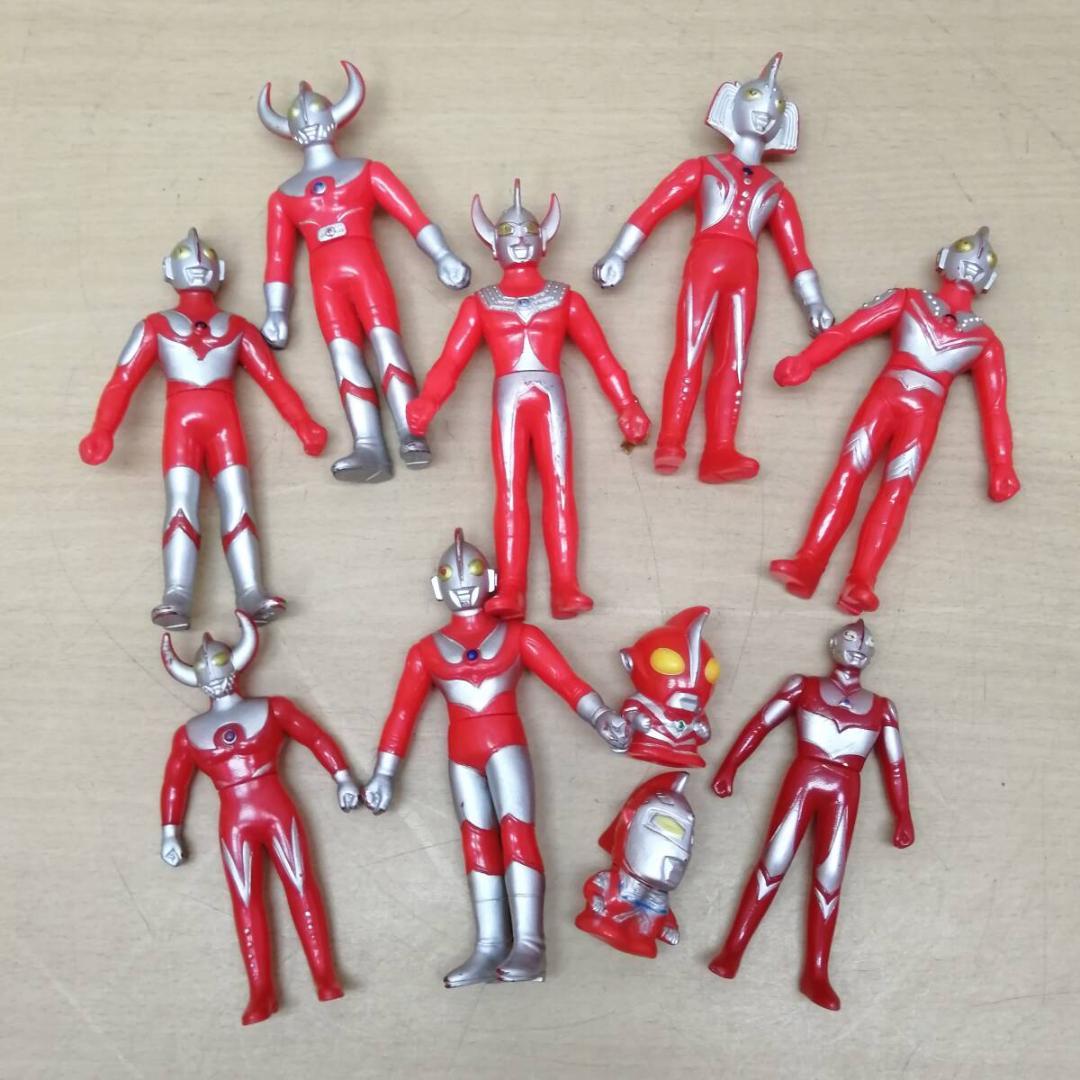 ウルトラマン ソフビ 指人形 10体セット まとめ BANDAI 円谷プロ